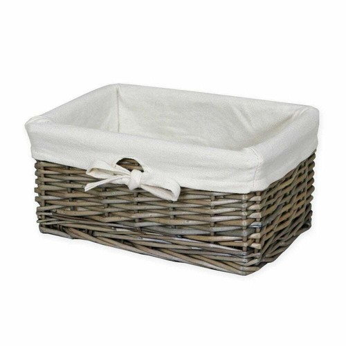 Small wicker storage basket - storage,