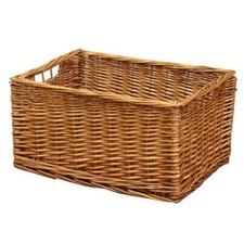 Brown Wicker Storage Basket