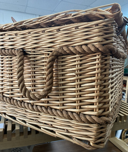 Large wicker basket - large,