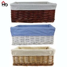 Wicker Storage Basket With