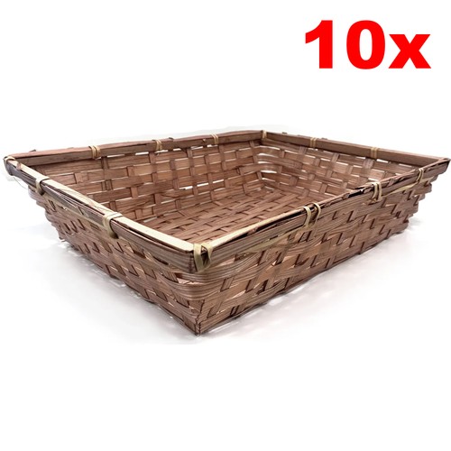 10x wicker basket hamper - wicker,