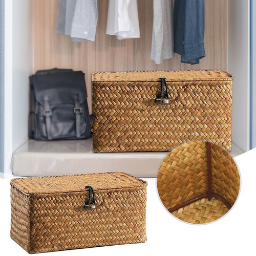 Large wickers storage basket - large,